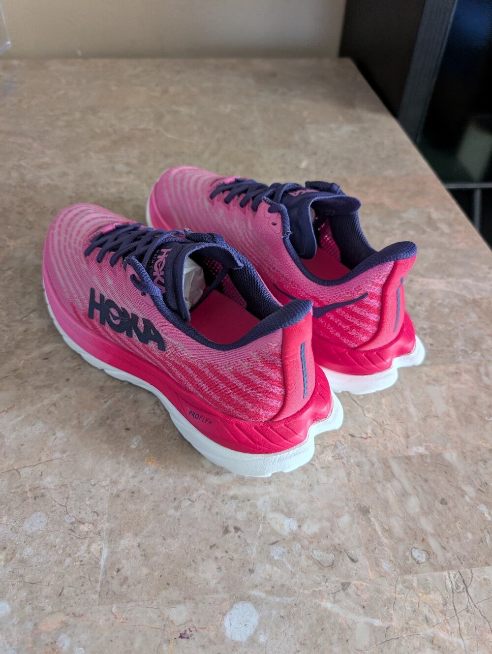 Hoka One One Mach 5 Solimar Strawberry Raspberry Running Shoes Women's 8.5 - Picture 3 of 13